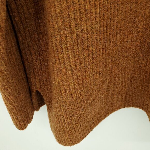 Madewell Mercer Turtleneck Sweater in Coziest Yarn M Heather Cider (Orange/Tan) - Picture 12 of 15